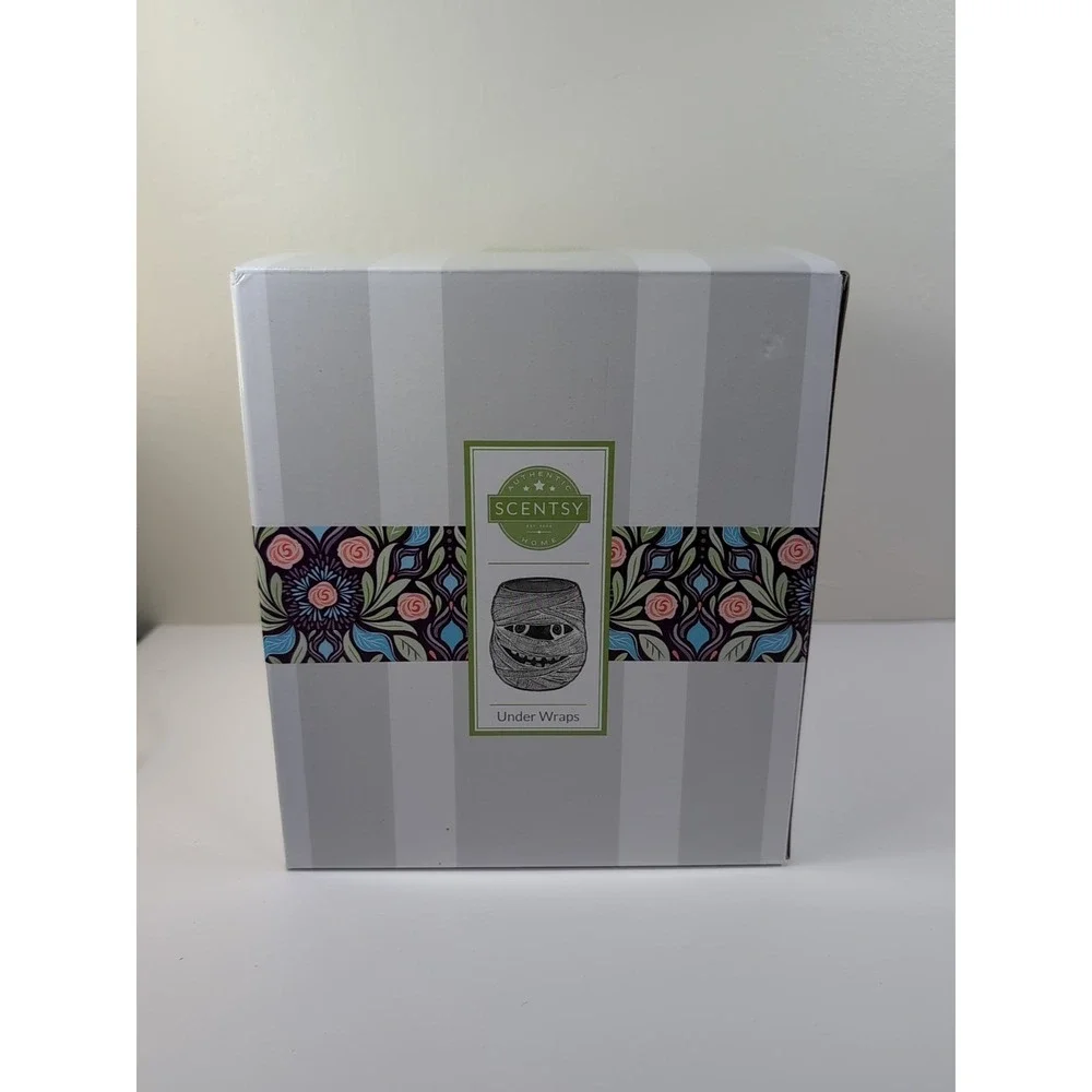 Scentsy Under Wraps Mummy Halloween Wax Warmer Limited Edition New‎ in Box